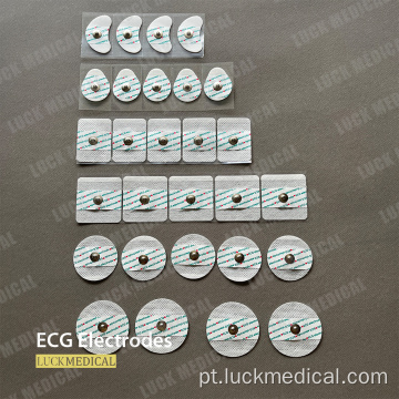 Eletrodo de guia de gel sólido eletrodos de ECG em repouso